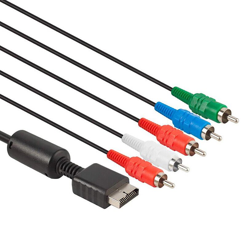 1.8M Multi Component AV cable Audio Video HD TV Cable For PS2 for PS3 Control - Office Catch