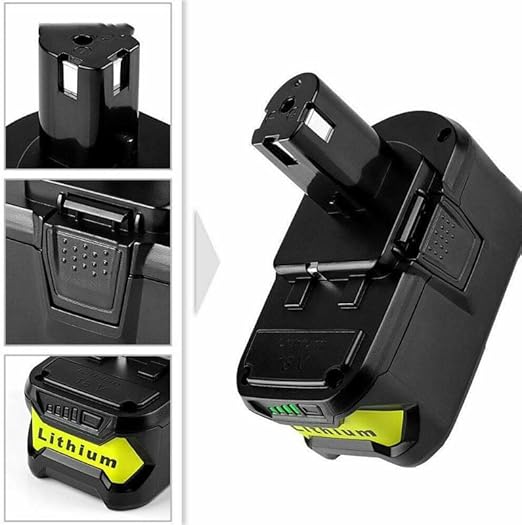 18V 6AH Ryobi One+ Plus Compatible Battery P108 RB18L50 P104 P780 RB18L40 - Office Catch