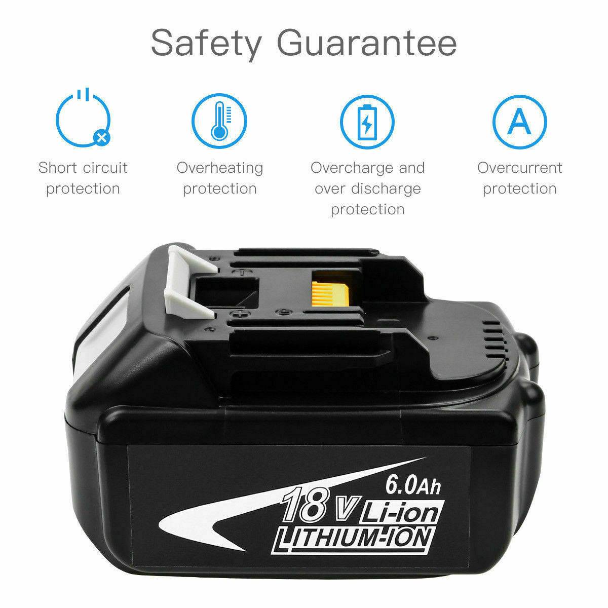 [2 Pack] 9ah 18V Makita Battery Replacement | 9000mAh Li - ion Battery - Office Catch