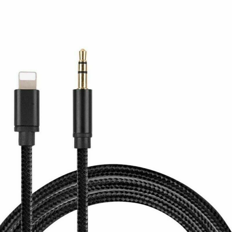 3.5mm Audio Jack Adapter 8 - Pin to 3.5mm Male Cable for iPhone 6 7 Plus 8, X - Office Catch