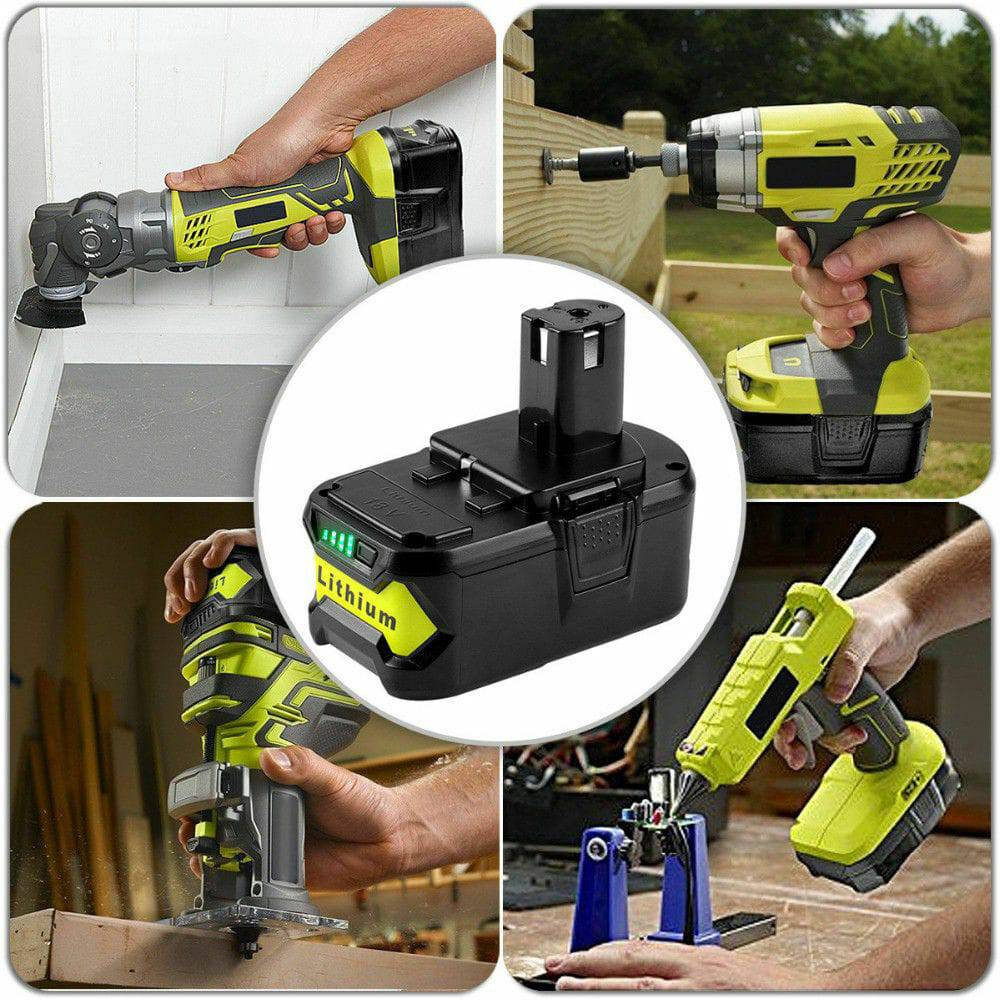 [4 Pack] 6ah Ryobi One+ Plus Compatible 18V Batteries - Office Catch