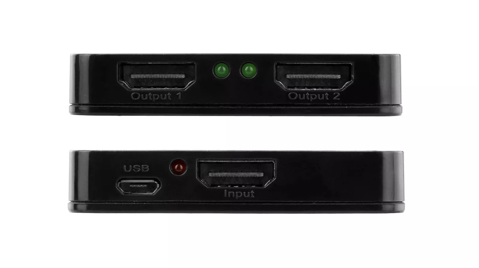 4K HDMI Splitter Amplifier 1In2 Out Video Duplicator Full HD 3D Foxtel DVD - Office Catch