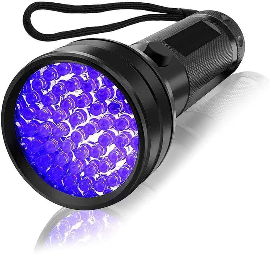 51 LED UV Flashlight Torch Light Lamp Ultraviolet Blacklight Aluminum 395 nM AUS - Office Catch