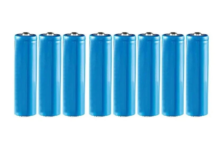 8 Pack | 18650 Battery Charger Set, 3.7v Rechargeable Battery, Suitable For Flashlights, Headlights, Fans, - Office Catch