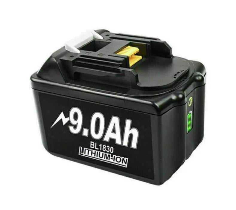 9ah 18V Makita Compatible Battery BL1830B BL1840B BL1850B BL1860B Li - Ion - Office Catch