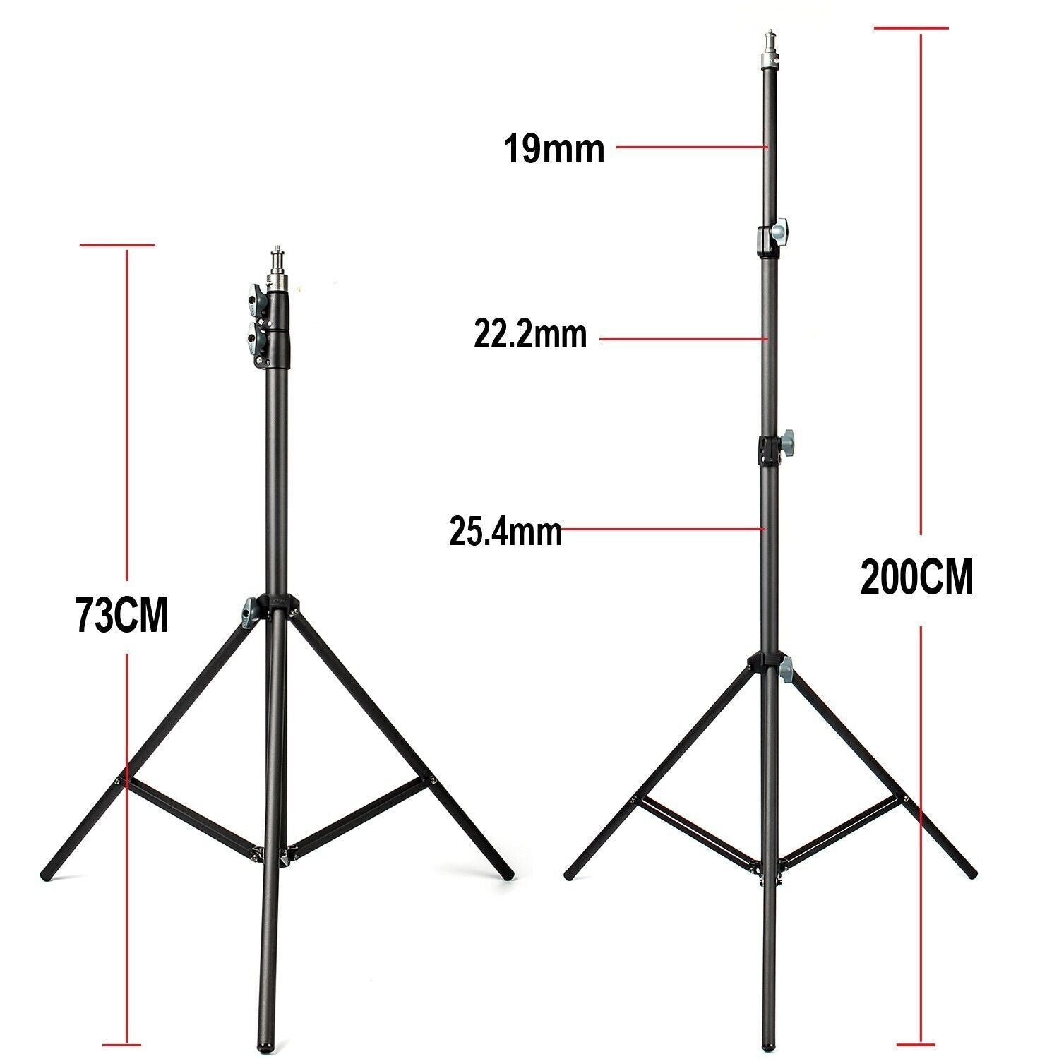 Adjustable Light Stand Tripod Support for Studio Photo Flash LED Video Light - Office Catch