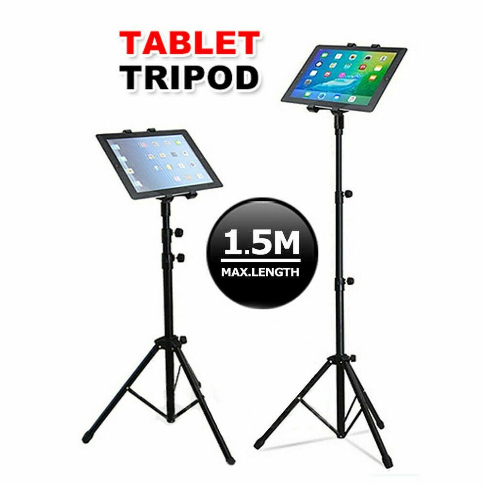 Adjustable Tablet Floor Stand Tripod Holder For Bed iPad iPhone for iPad 7 - 12" Tablets - Office Catch