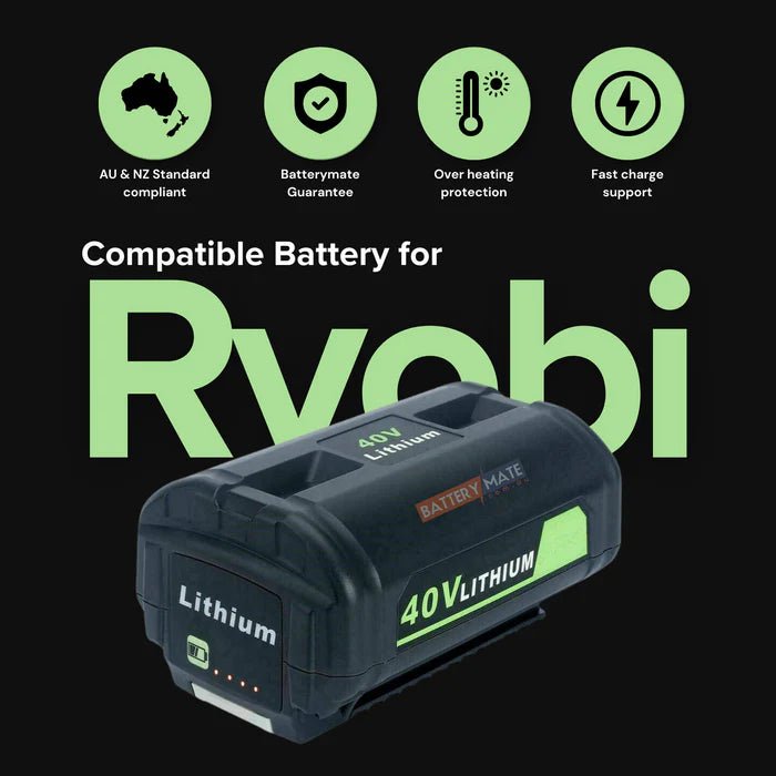 [Battery + Charger Combo] 40V & 36V Replacement Battery + Charger for Ryobi Cordless Power Tools - Office Catch