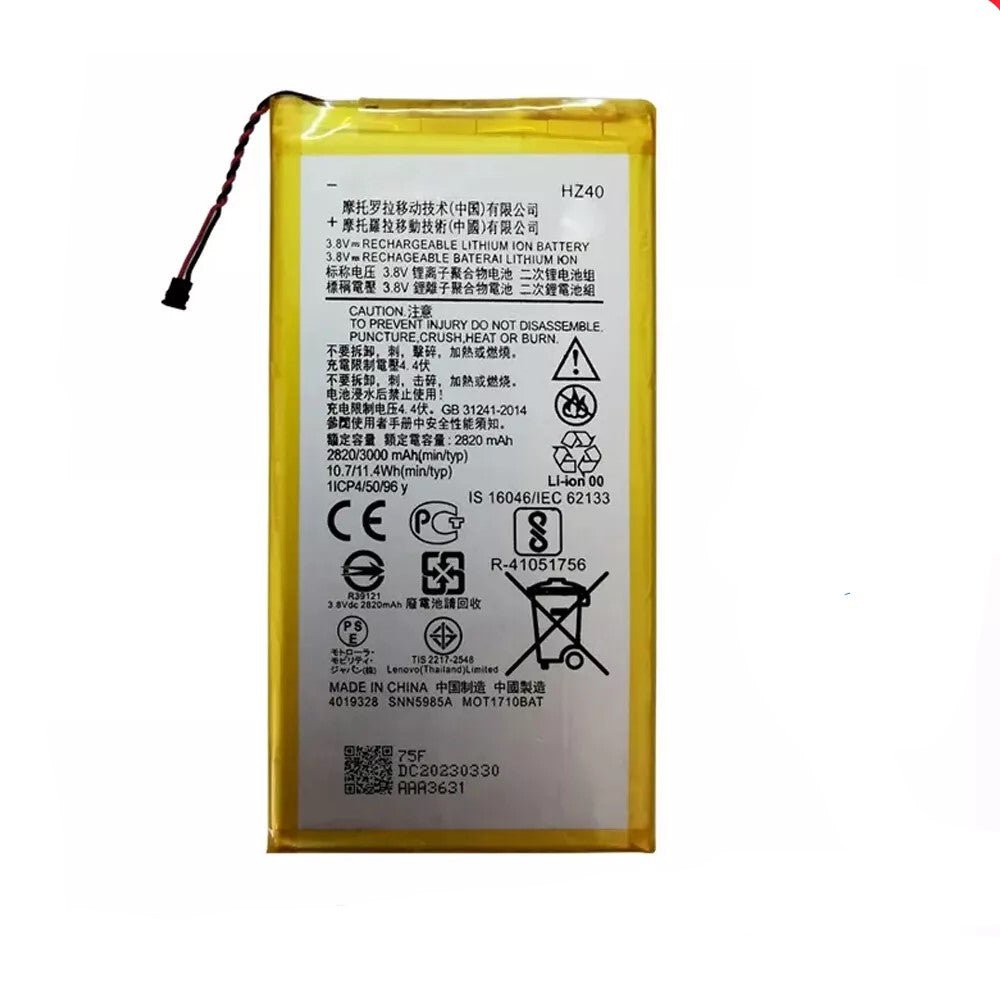 Battery HZ40 for Motorola MOTO Z2 Play XT1709 XT1710 HZ 40 Replacement - Office Catch