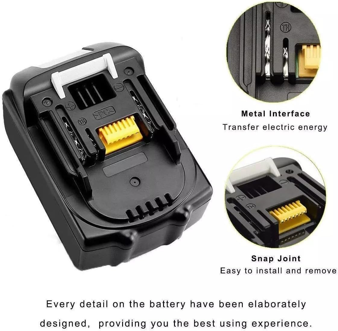 BL1830 For Makita 3.0Ah Battery 18V BL1815 Li - ion Cordless Battery BL1830 BL1850 - Office Catch