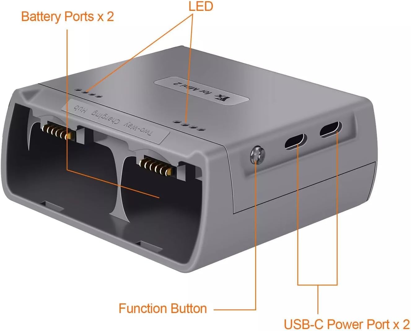 DJI Mini 2/Mini SE/MINI 2 SE Battery Charger Two Way Charging Hub Drone Batteries USB Charger for DJI Mini 2/Mini SE Accessories - Office Catch