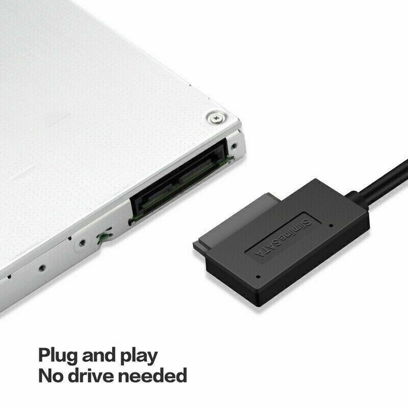 Drive Cables & Adapters Usb Adapter Pc 6P 7P Cd Dvd Rom Sata To 2.0 Converter Slimline 13 Pin Drive Cable For Laptop Notebook - Office Catch