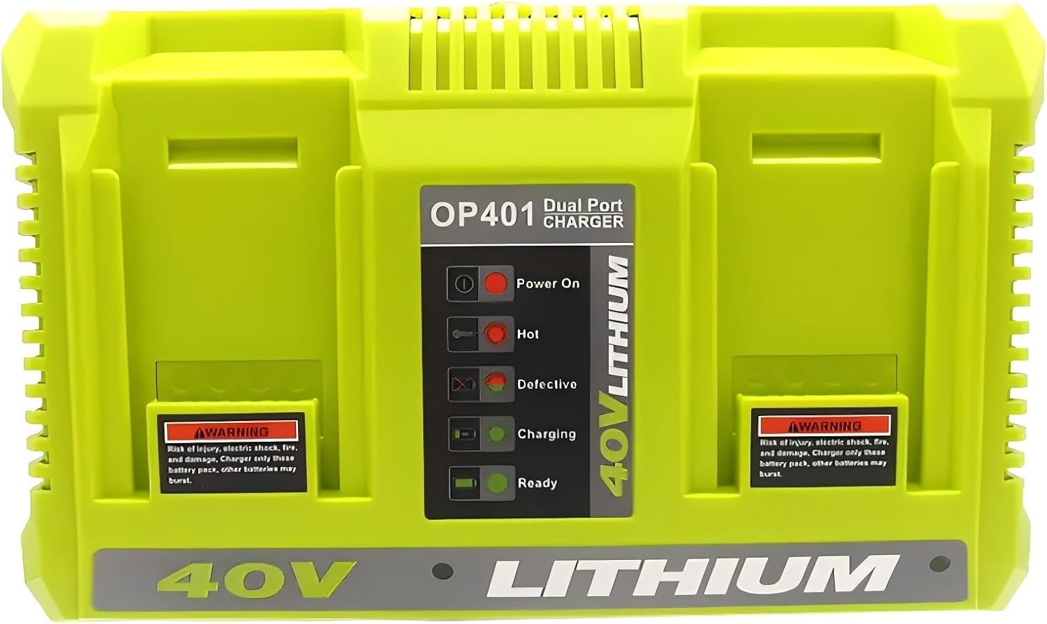 Dual Charger for Ryobi 36V 40V Battery Charger BPL3626 BPL3640 OP4040 BCL3620 - Office Catch