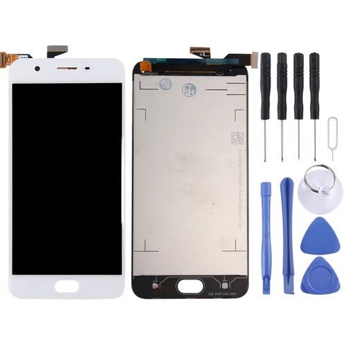 For OPPO A57 LCD Display Touch Screen Digitizer Assembly Replacement White - Office Catch