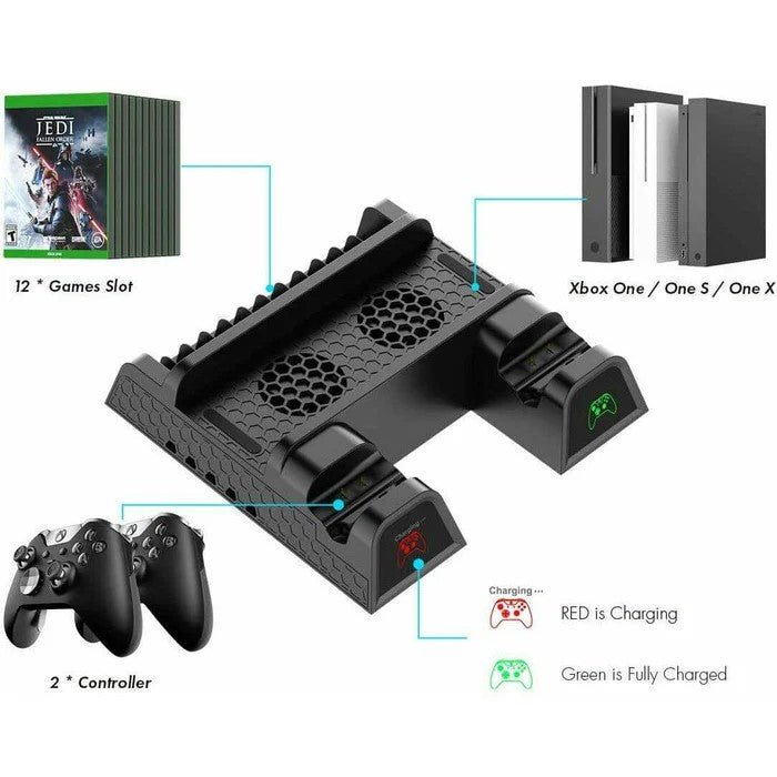 For XBox One Series X/S Controller USB Charger Station Dock+Rechargeable Battery - Office Catch