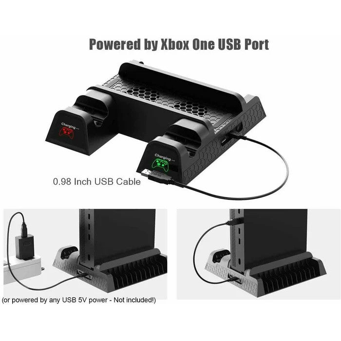 For XBox One Series X/S Controller USB Charger Station Dock+Rechargeable Battery - Office Catch