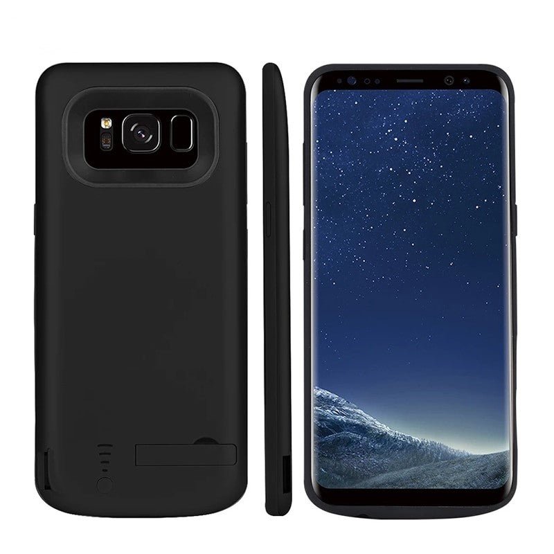 Galaxy S8 Battery Case (Black) Battery Charger Power Cover - Office Catch