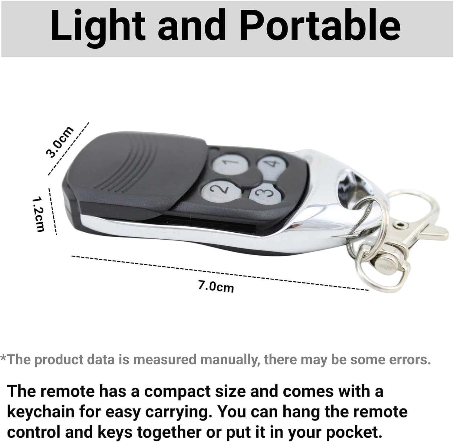 Garage Door Compatible Remote ATA PTX - 5 PTX5v2 TrioCode 128 ptx5 - v2 - Office Catch