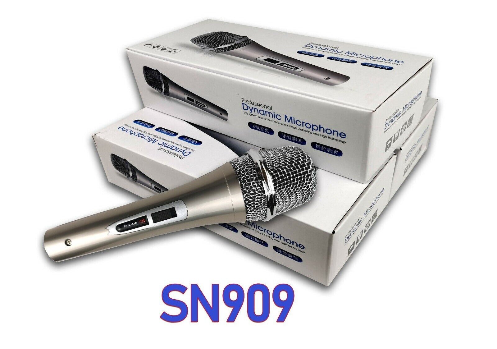 High Quality Dynamic Microphone Sn - 909 Hi - fidelity Designed For Karaoke And Sound System Dynamic Mic - Office Catch