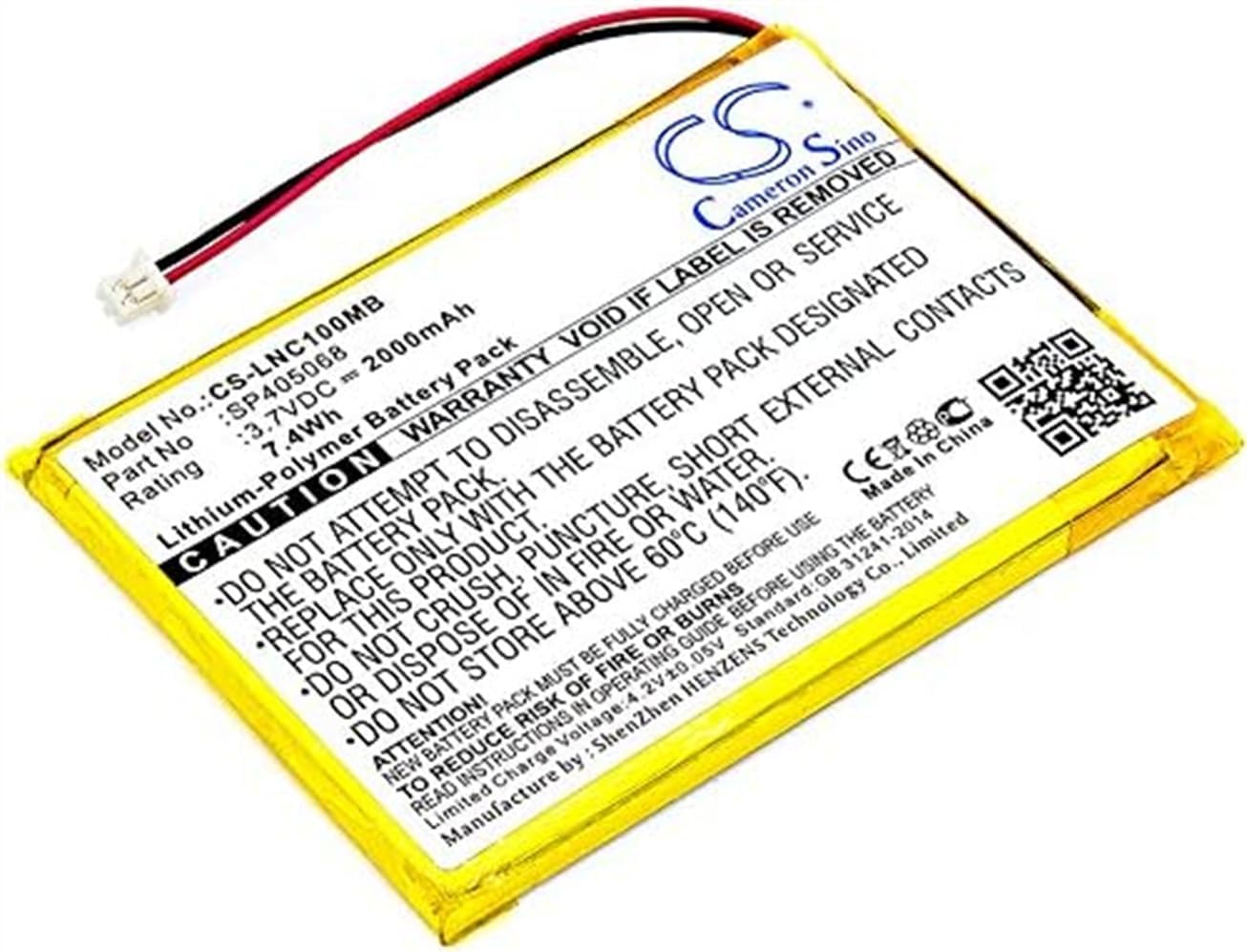 Luvion Model SP405068 Replacement Battery - Office Catch