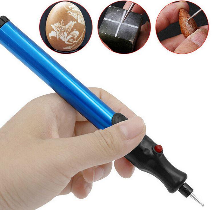 Metal Glass Ceramic Wood Tool Engraving Pen Electric Micro Engraver Diamond - Office Catch