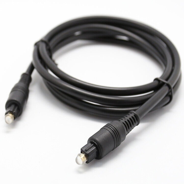 Premium Optical Fibre Digital Audio Cable Lead Cord 2M - Office Catch