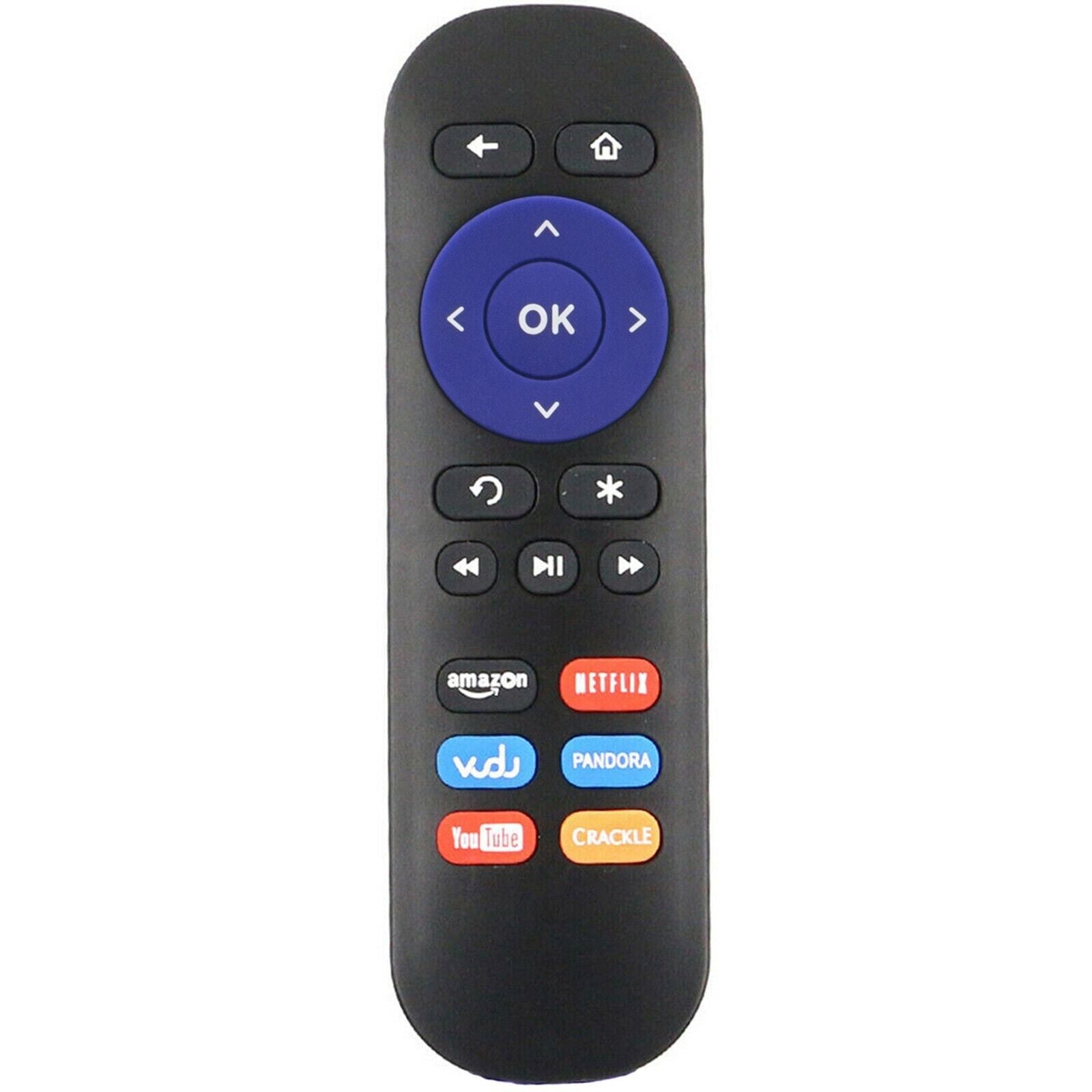 Remote Control For Roku TV Streaming Player 4/3/2/1 LT HD XD XS Telstra 4700TL TV1 & TV2 With Netflix + Youtube Function - Office Catch