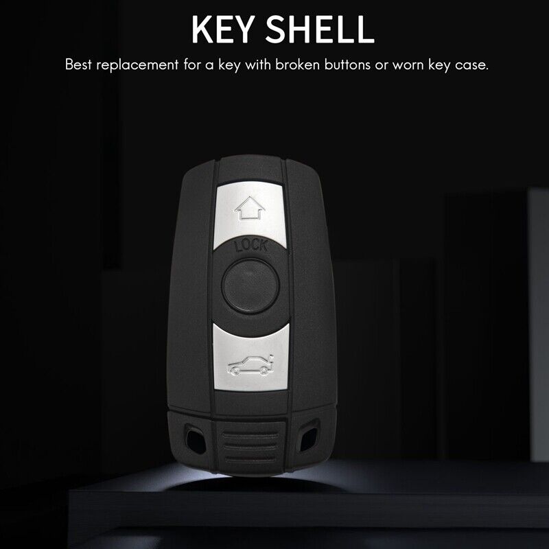 Replacement 3 Button Smart Remote Keyless Key Shell Case for 1 3 5 6 7 E90 E93M7 - Office Catch