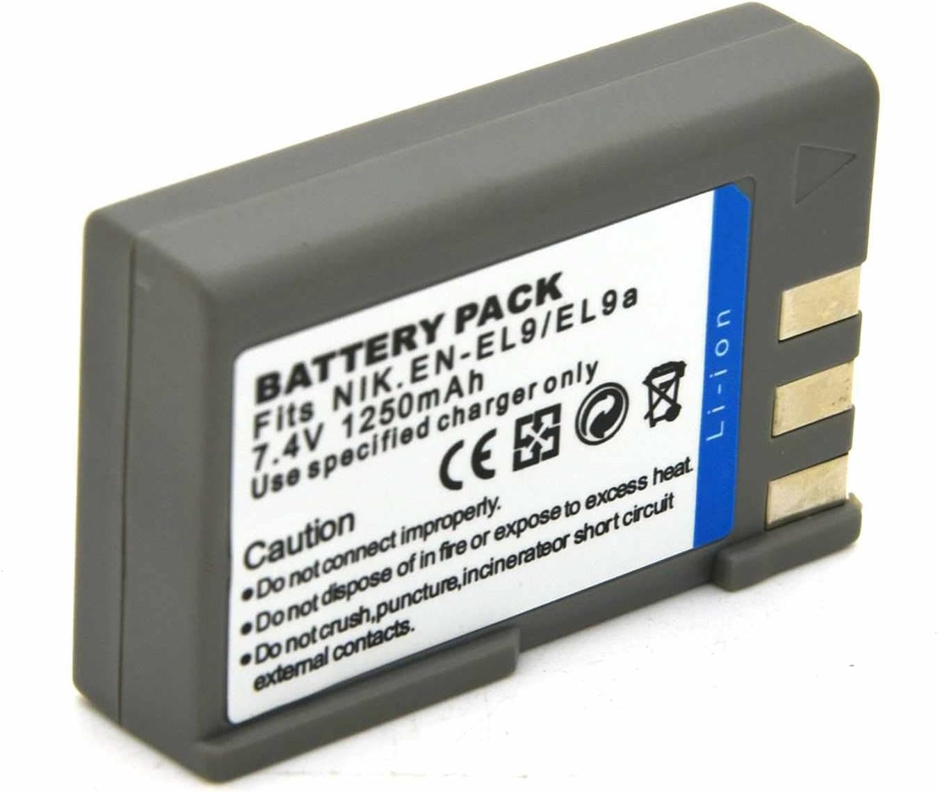 Replacement Rechargeable Battery Pack for Nikon EN - EL9 EN - EL9a EN - EL9e MH - 23 D40 SLR D40X SLR D60 SLR D3000 SLR D5000 SLR Digital Camera - Office Catch