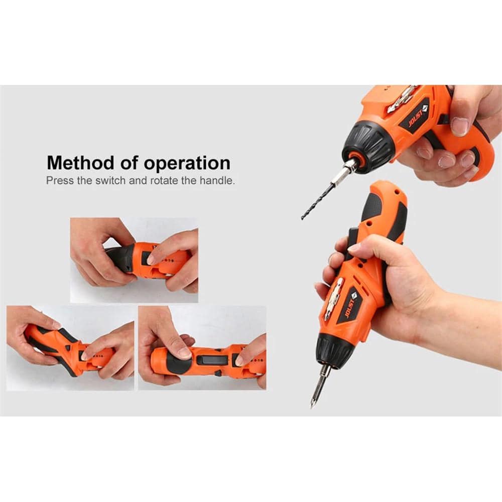 Smart Cordless Rechargeable Screw driver | 45 Pcs Set