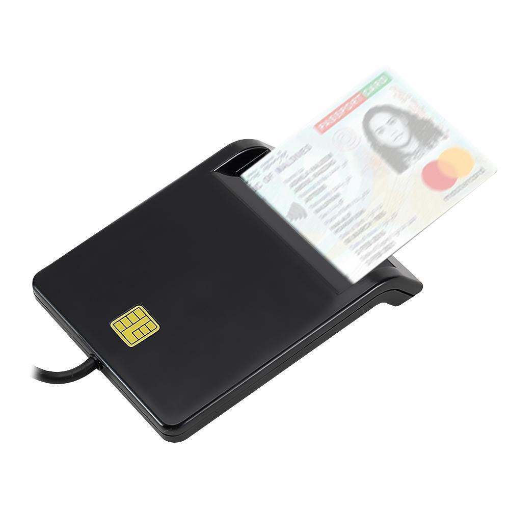 USB Smart Card Reader DNIE ATM CAC IC ID SIM Card Cloner Connector for Windows - Office Catch