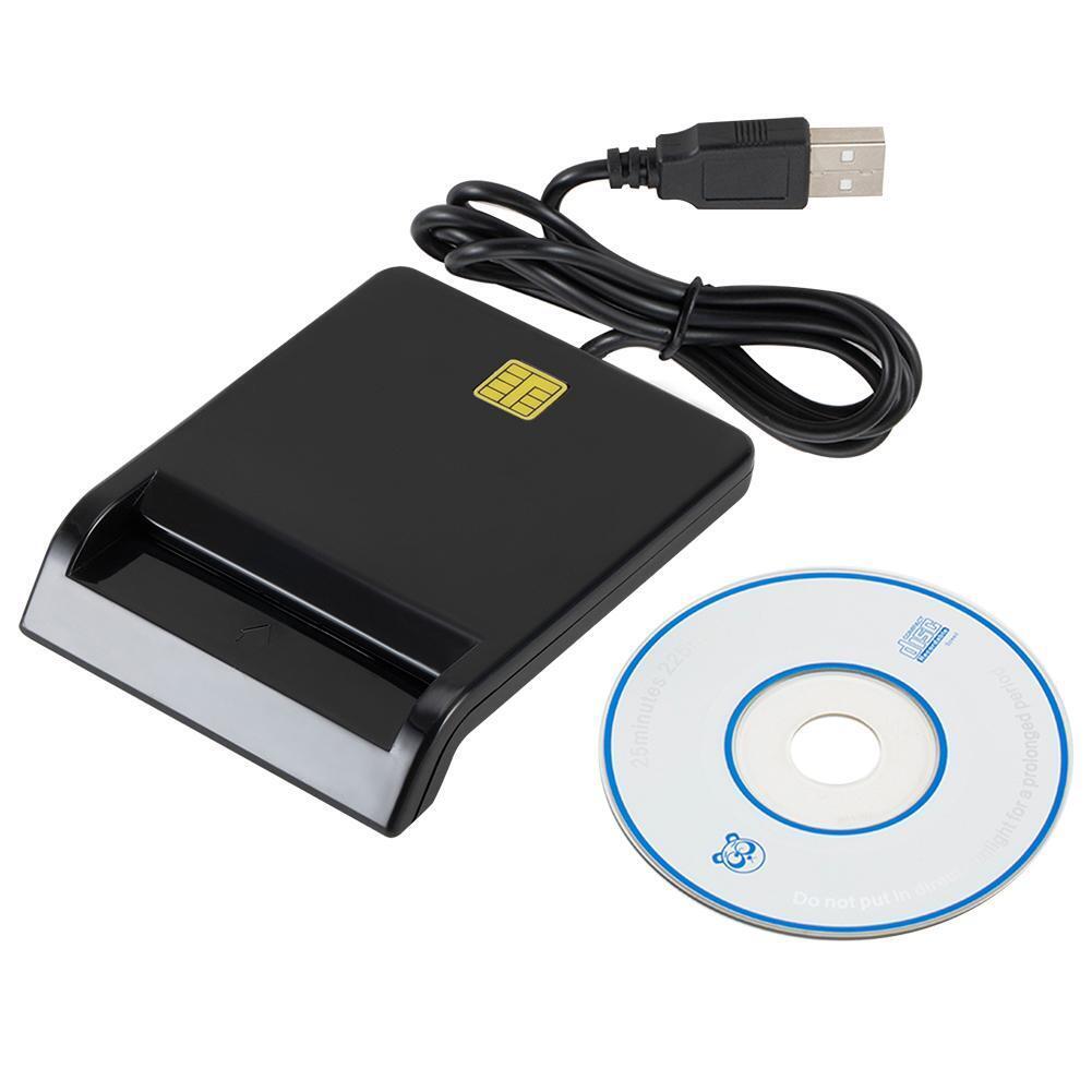 USB Smart Card Reader DNIE ATM CAC IC ID SIM Card Cloner Connector for Windows - Office Catch