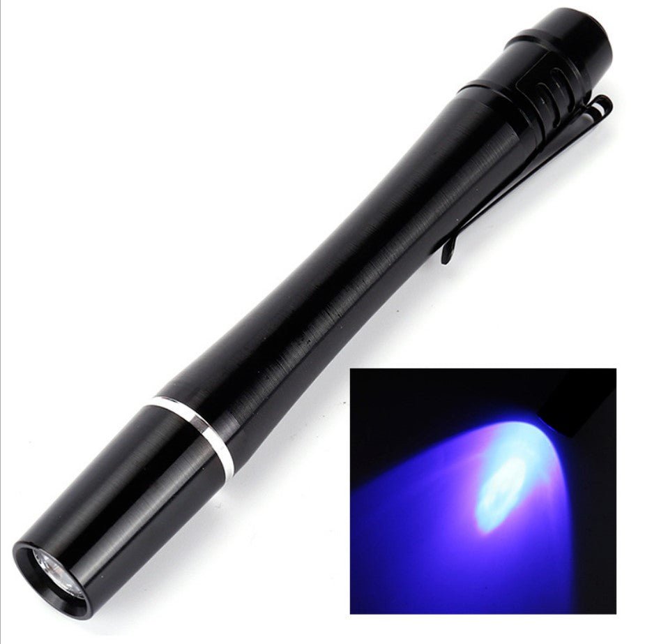 UV Ultra Violet LED Flashlight Blacklight Light 395nM Inspection Lamp Mini Torch - Office Catch