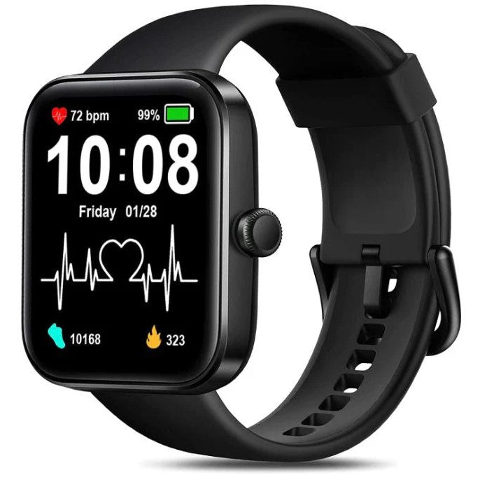 Waterproof Smart Watch Bluetooth Call Heart Rate Fitness Tracker For Android iOS - Office Catch