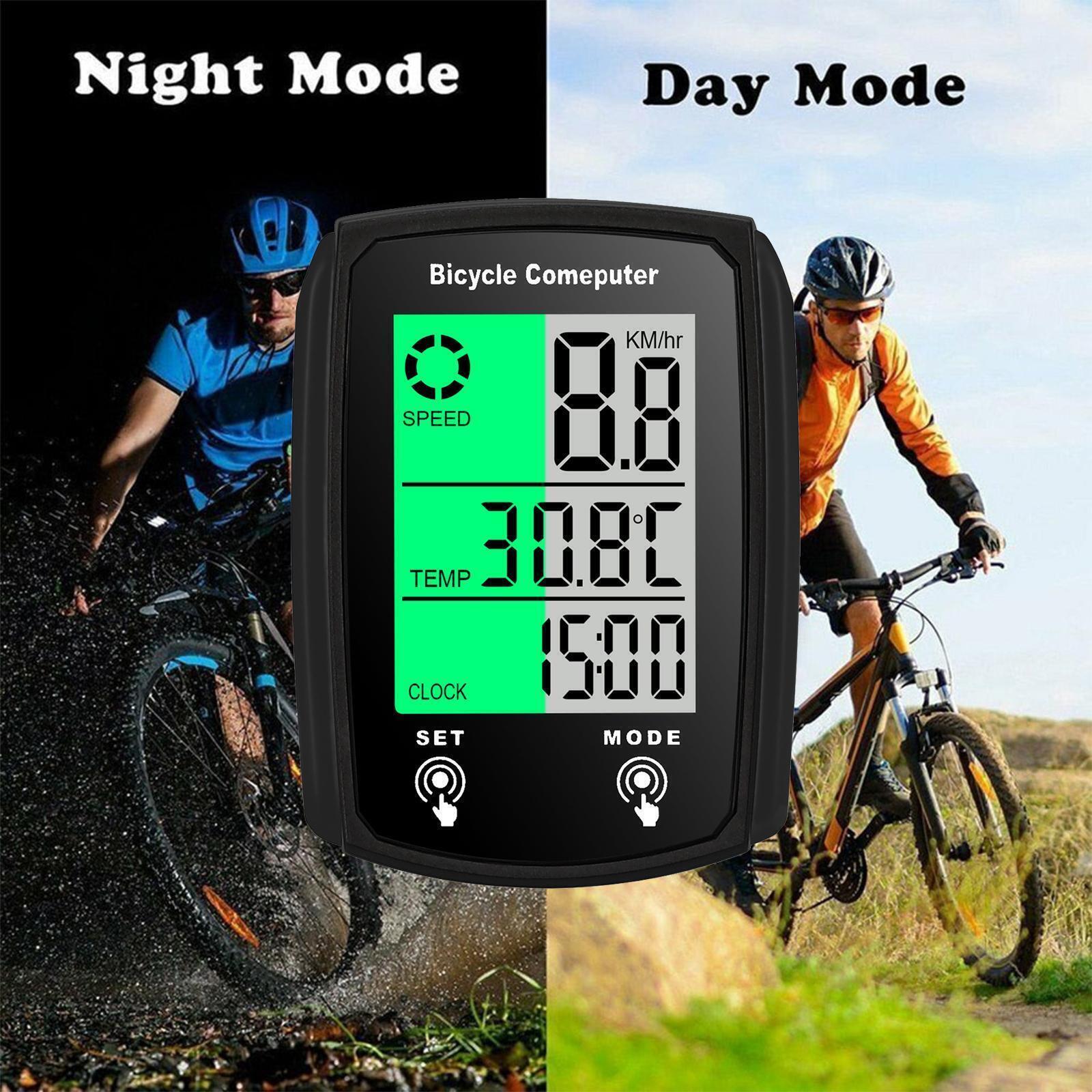 Wireless Mountain Bike Speed Computer Waterproof Bicycle Odometer - Office Catch