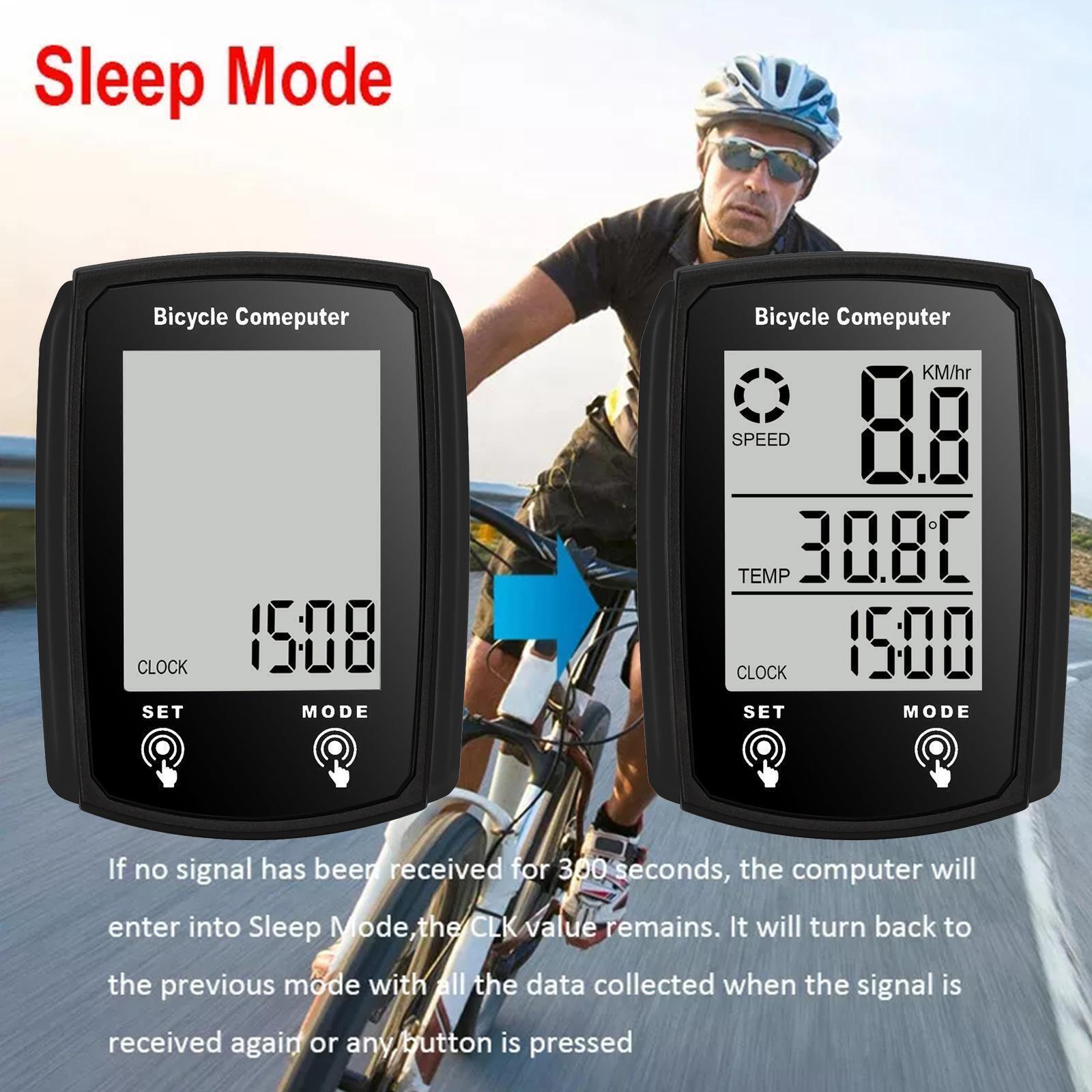 Wireless Mountain Bike Speed Computer Waterproof Bicycle Odometer - Office Catch