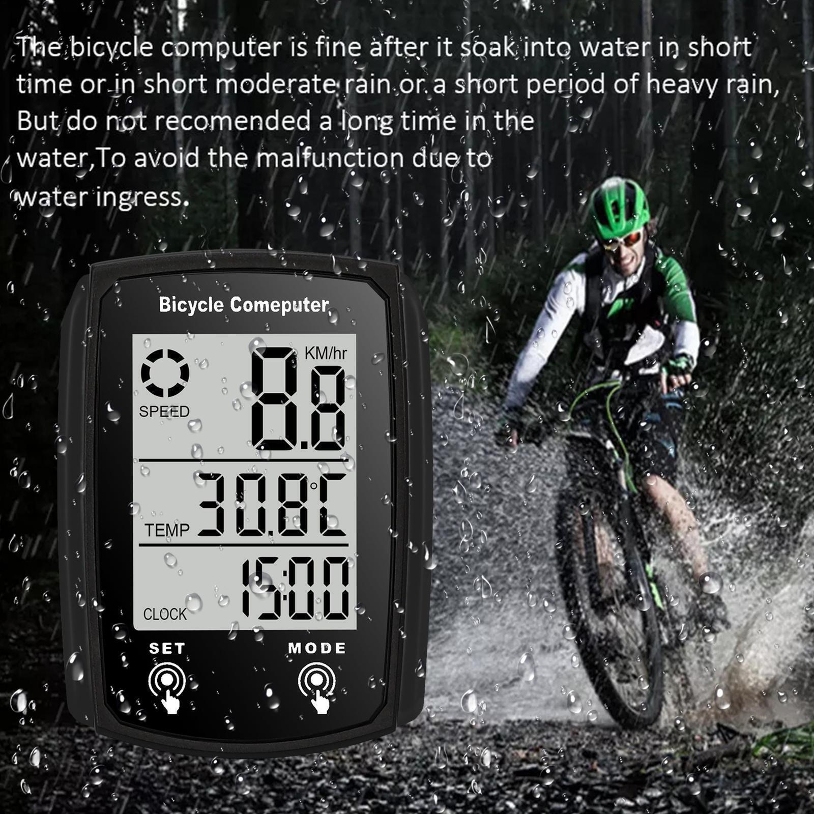 Wireless Mountain Bike Speed Computer Waterproof Bicycle Odometer - Office Catch