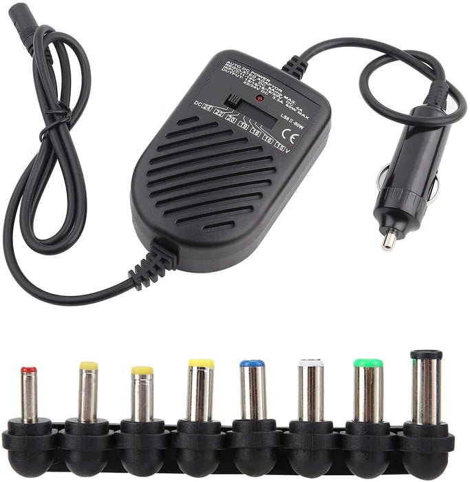 12V 80W Car Laptop Charger Travel Adapter Dell Hp Toshiba Sony Acer Universal - Office Catch