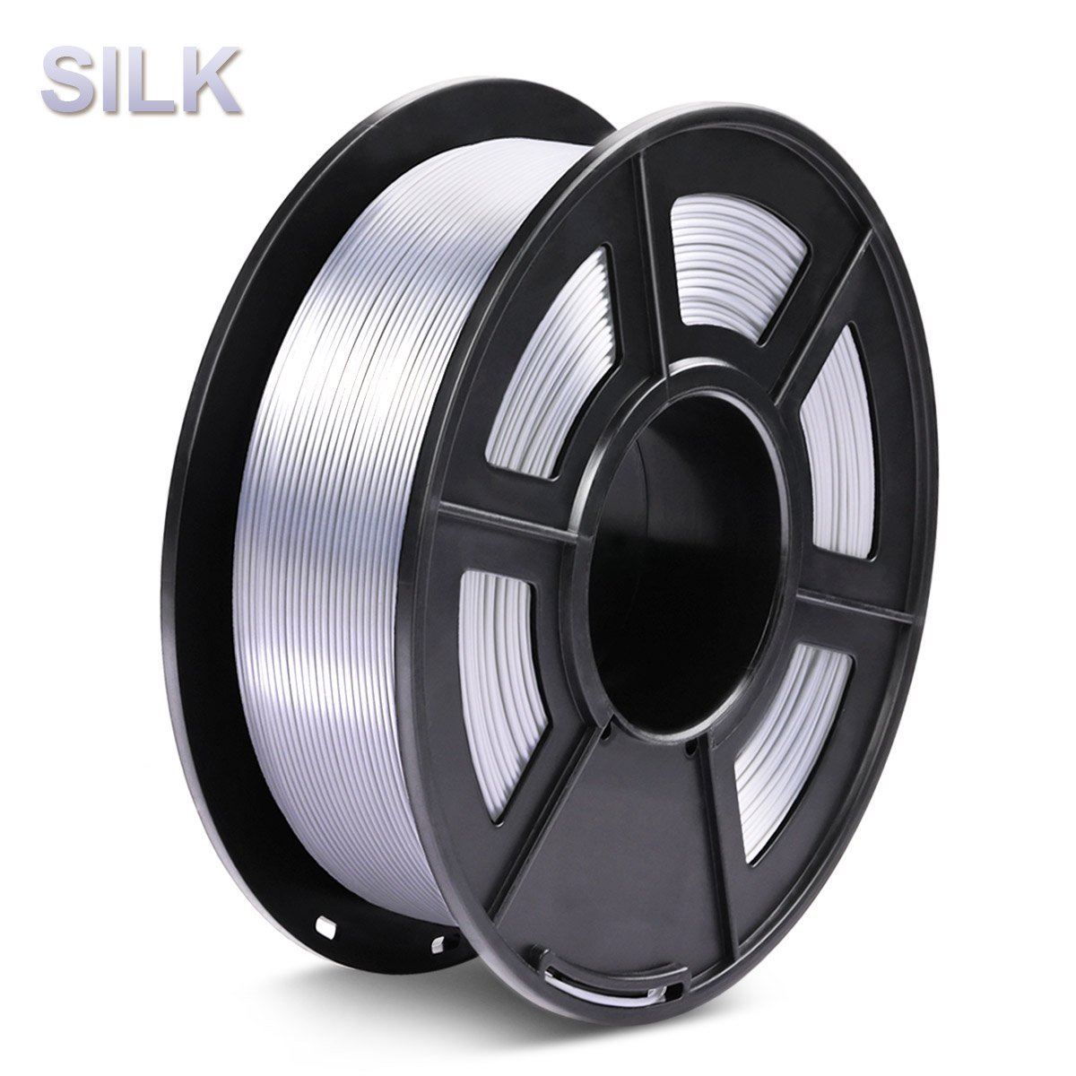 1.75mm 3D Printer Filament Silk - Silver 1KG - Office Catch