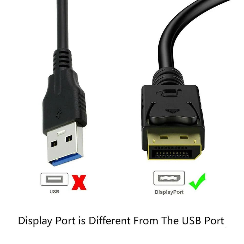 1.8m Display Port DP to HDMI Cable - Office Catch