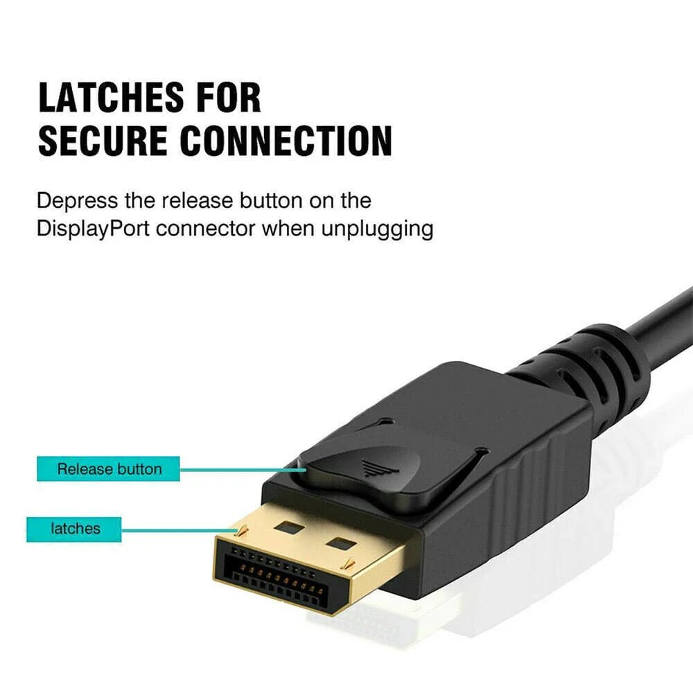 1.8m Display Port DP to HDMI Cable - Office Catch