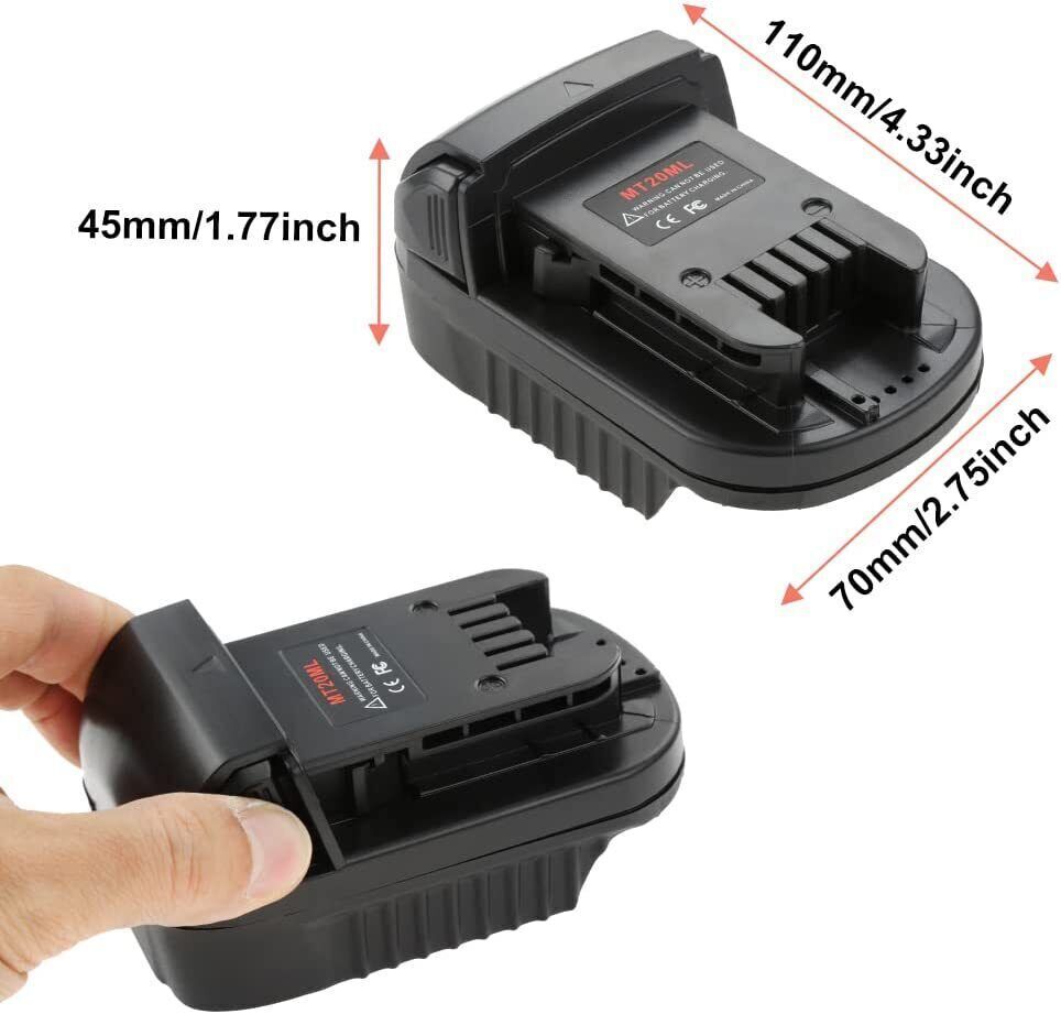 18V Makita Battery Convertor To 18V Milwaukee Tool Adapter Converter - Office Catch