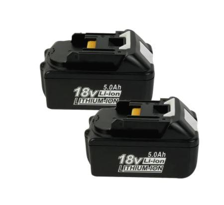 2 Pack For 18V Makita Battery Replacement | BL1830 BL1850 6000mAh Li-ion Battery - Office Catch