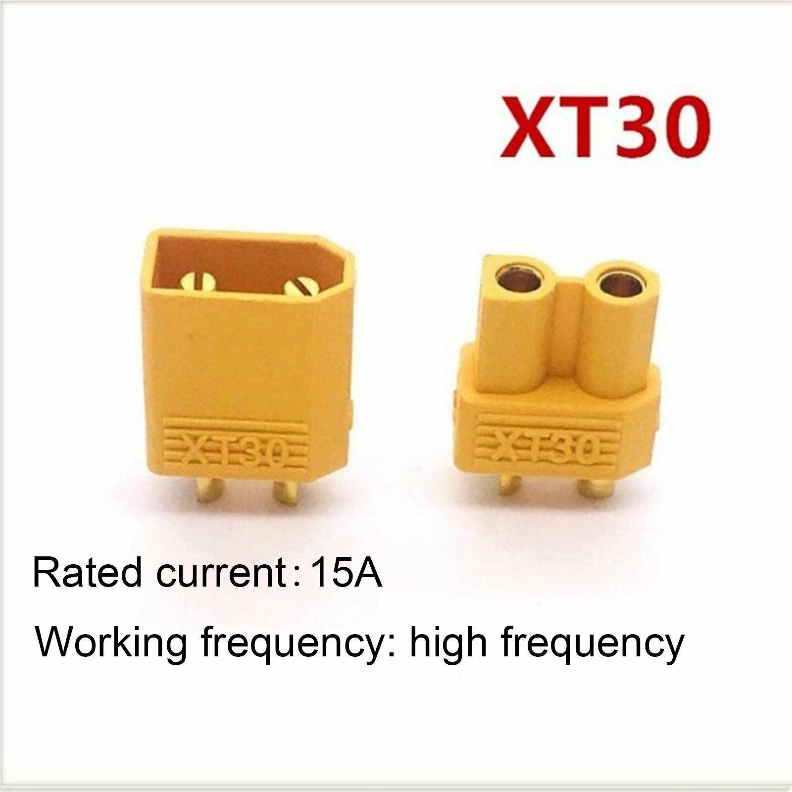 20 Pcs XT30 Male Female Bullet Connector Plug for Lipo Battery - Office Catch