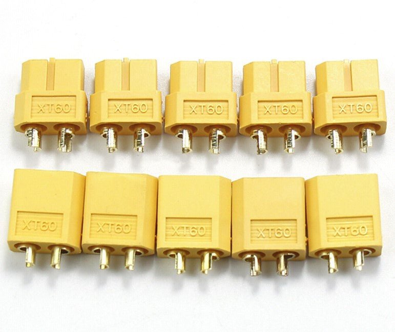 20 Pcs XT60 Male Female Bullet Connector Plug For Lipo Battery - Office Catch