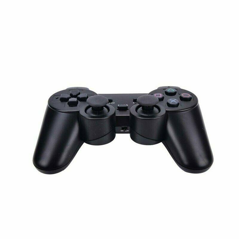 2.4G Wireless Twin Shock Game Controller Joystick Joypad Black For Sony PS2 - Office Catch