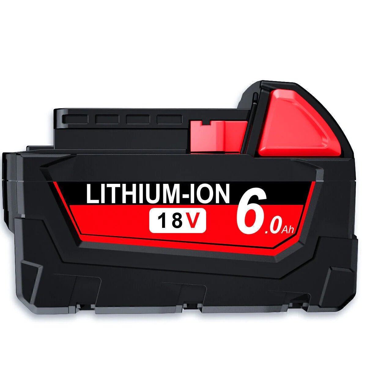 2x Compatible 18V 6.0Ah Lithium XC Battery For Milwaukee M18 48-11-1840 48-11-1860 Extended - Office Catch