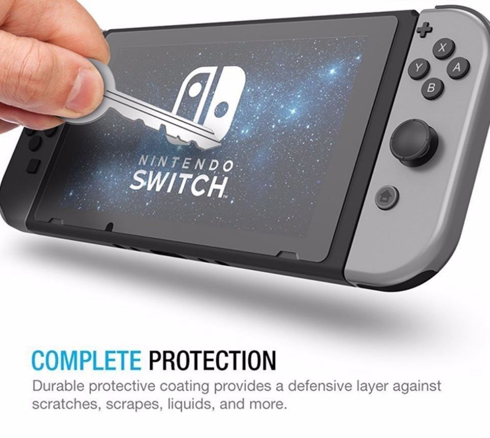 2x Tempered Glass Screen Protector For Nintendo Switch - Office Catch