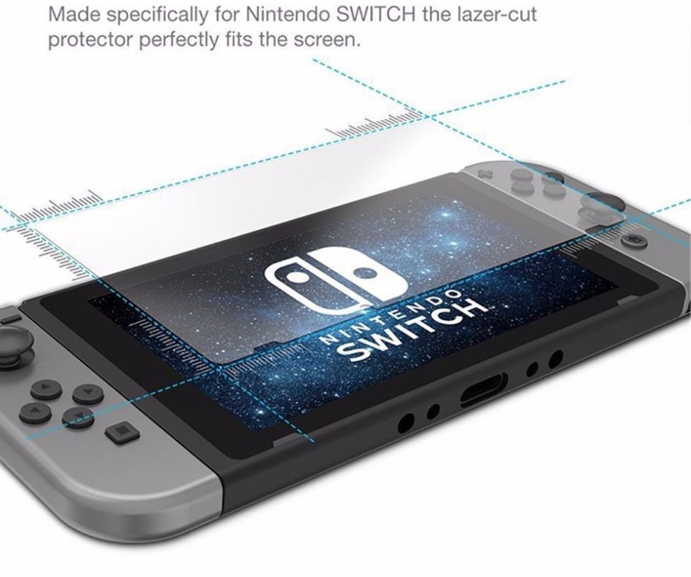 2x Tempered Glass Screen Protector For Nintendo Switch - Office Catch