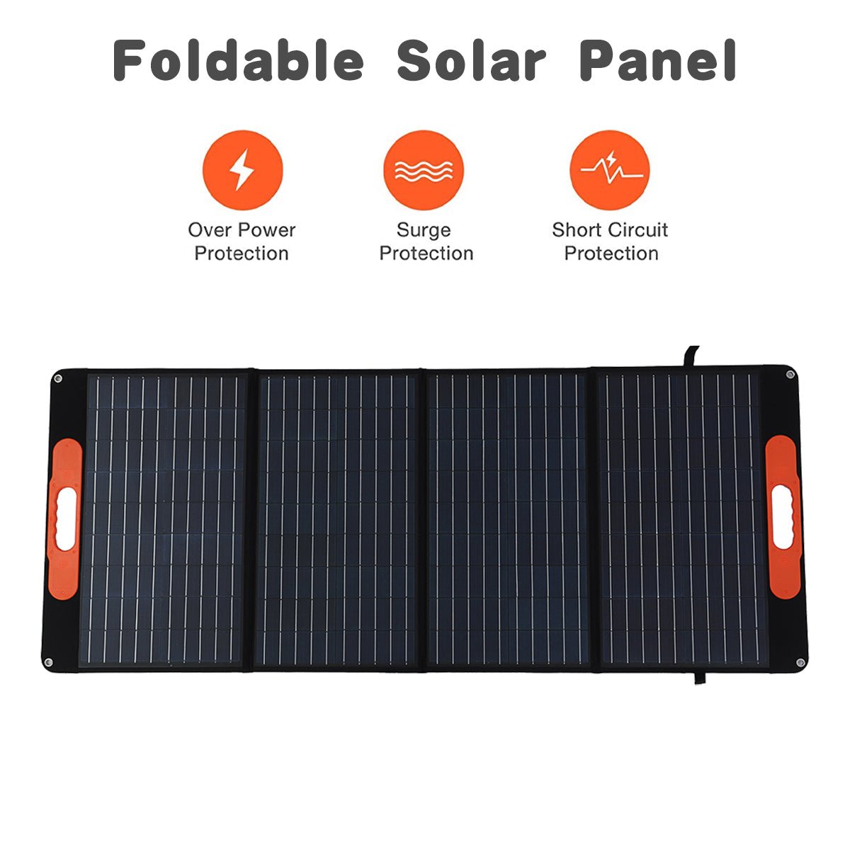 380W Foldable Solar Panel Kits Power Generator USB RV Outdoor Trav - Office Catch